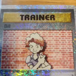 Bill Trainer Pokemon Card Reverse Holo 108/110 - Image 3