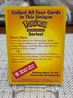 1999 Pokemon Catch Mew! Pokemon League Promo Card NM - Image 2