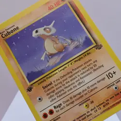 Pokemon TCG - Cubone 50/64 Jungle Common 1st Edition WOTC 1999 - EXC/NM - Image 1
