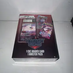 Pokemon Mystery Gems 1 CGC Graded Card & 1 Booster Pack 2025 New Sealed Box NWT - Image 1