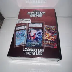 Pokemon Mystery Gems 1 CGC Graded Card & 1 Booster Pack 2025 New Sealed Box NWT - Image 2