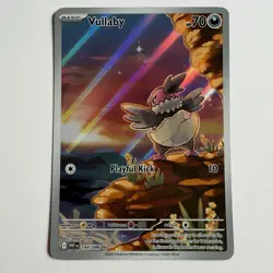 Pokemon TCG Vullaby 144/086 White Flare Illustration Rare Pack Fresh / NM Card - Image 1