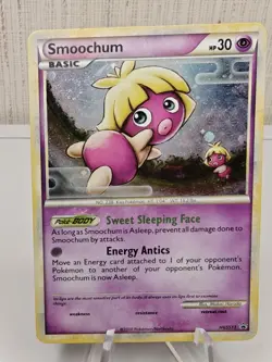 Smoochum HGSS13 Heartgold Soulsilver Pokemon Card Promo Holo Rare NM W/Swirl 🌀 - Image 1