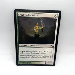 Seedcradle Witch 241 Uncommon Shadowmoor Magic: The Gathering Lightly Played - Image 1
