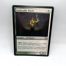 Seedcradle Witch 241 Uncommon Shadowmoor Magic: The Gathering Lightly Played - Image 1