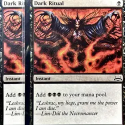 Dark Ritual x2 - Reg - MTG - Duel Decks: Divine v Demonic - 45/62 - COMMON ~ NM - Image 1