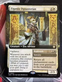Eiganjo Dynastorian Extended Art 63 Secrets of Strixhaven Magic the Gathering - Image 1