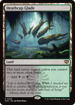 MTG magic 1x Deathcap Glade (M/NM) Secrets of Strixhaven - Image 1
