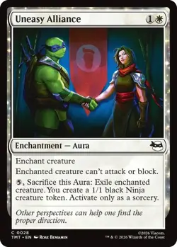 MtG Uneasy Alliance C 0028 Teenage Mutant Ninja Turtles Common Foil - Image 1