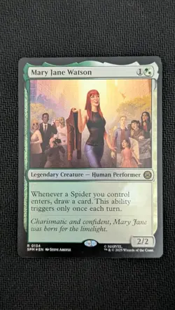 Mary Jane Watson FOIL - Marvel's Spider-Man - Rare - NM MTG - Image 1
