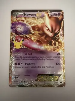 Mewtwo EX 25th Anniversary TCG Card Celebrations 54/99 Pokemon TCG - Image 1