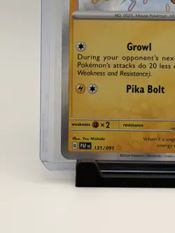 Pikachu 131/091 SV: Paldean Fates NM Pokemon 2024 - Image 4