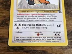 Pokemon Wotc Black Star Promo # 5 Movie Promo DRAGONITE **not played** - Image 3