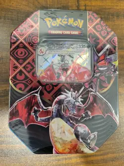 Pokemon Paldean Fates Tin Factory Sealed - Charizard - Image 1