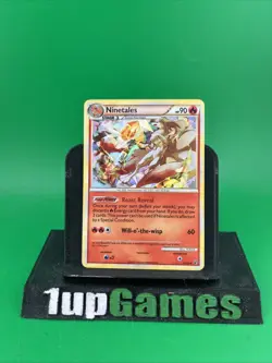 Ninetales Cracked Ice Holo 2010 Pokemon Card, 7/123 - Image 1