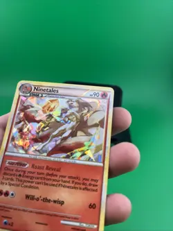Ninetales Cracked Ice Holo 2010 Pokemon Card, 7/123 - Image 5