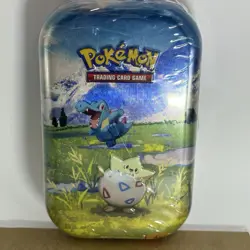 Pokemon Mini Tin Sealed Totodile Togepi Mega Evolution Ascended Heroes 2 Packs - Image 1