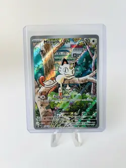 Pokemon Meowth 106/94 Illustration Rare Phantasmal Flames - Image 1