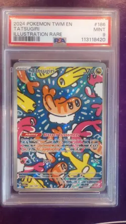 Tatsugiri 186/167 Sv06 Twilight Masquerade Illustration Pokemon TCG PSA 9 - Image 1