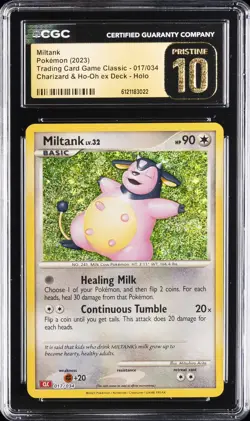 2023 POKEMON TCG CLASSIC #017/034 MILTANK CGC 10 PRISTINE - Image 1
