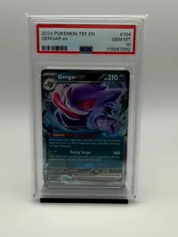Pokemon TCG - Gengar EX Temporal Forces 104/162 - Gem Mint PSA 10 - Image 1