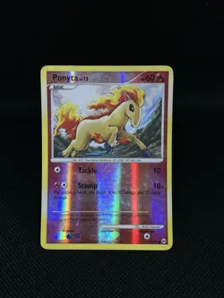 Vintage REVERSE HOLOGRAPHIC Pokemon Card Lot - 4 Card lot - Ponyta & Rapidash - Image 3