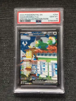 Pokemon SQUAWKABILLY EX 264/193 PSA 10 - Scarlet & Violet - Paldea Evolved SIR - Image 1