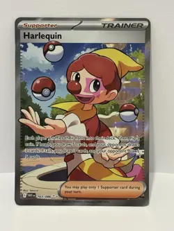 Pokemon Harlequin Ultra Rare Holo 163/086 Sv: White Flare Trainer-Supporter - Image 1