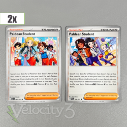 Pokemon TCG Trainer Cards (2) Paldean Student | Common | 2024 Paldean Fates - Image 1
