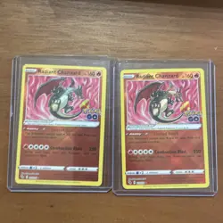 Radiant Charizard 11/78 Pokemon GO Radiant Rare Lot Of 2 - Image 1