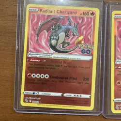 Radiant Charizard 11/78 Pokemon GO Radiant Rare Lot Of 2 - Image 2