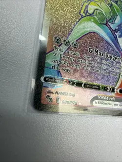 Melmetal VMAX Secret Rare 080/078 Pokemon GO RAINBOW FOIL LP - Image 4