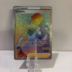 Candela 083/078 Pokemon TCG Secret Rare Rainbow Holo Pokemon GO Near Mint NM - Image 1