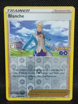 Blanche Reverse Holo 064/078 Pokemon Go Trainer - Image 1