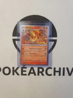 Pokemon Karte Flamara 167 Black Star Promo Holo Pokemon Deutsch TCG - Image 1