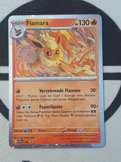 Pokemon Karte Flamara 167 Black Star Promo Holo Pokemon Deutsch TCG - Image 3