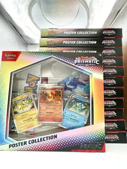 x12 Pokemon Prismatic Evolutions Poster Collection Sealed LOT OF 12 (36 Packs) - Image 2