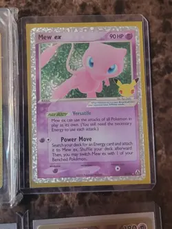 Pokemon TCG Mew Gold lot Celebrations 25th Shiny Mew 025 + Mew EX 151 205/165 LP - Image 4