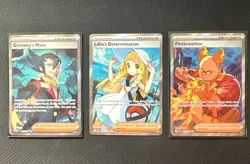 Pokemon Lillie's Determination 169, Firebreather 119 and Grimsley’s Move 120 - Image 1