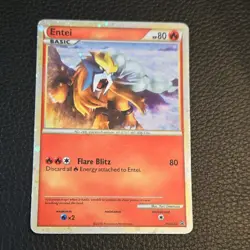 Entei - HGSS20 - Pokemon Heart Gold Soul Silver Promo Holo LP - Image 1