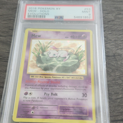 Pokemon TCG Mew 53/108 Evolutions Holo Rare PSA 9 2016 Holo Psychic Basic - Image 1