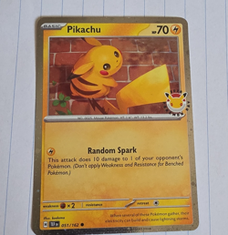 Head Swirl Pikachu 051/162 Pokemon Day 30th anniversary 2026 stamped pikachu. - Image 2