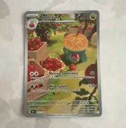 Pokemon Appletun Illustration Rare Full Art SV08 211/191 90 HP - Image 1