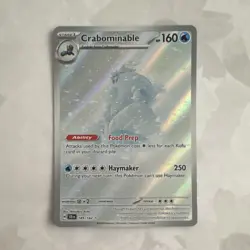 The Pokemon Company Crabominable 149/142 SV07 Illus. Rare Holo - Image 1