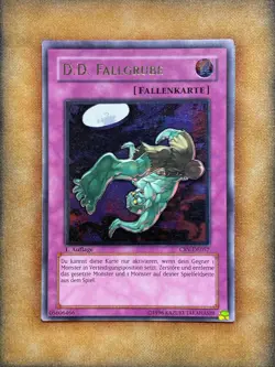 Yugioh D.D. Trap Hole CRV-EN057 Ultimate Rare 1st Ed GERMAN LP - Image 1