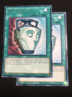 Pot of Duality (2x) KICO-EN054 - Rare 1st Ed NM Yugioh - Image 1
