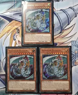Rainbow Dragon (3x) SDCB-EN041 Ultra 1st Edition Yugioh - Image 1