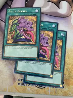 Pot of Desires (3x) TOCH-EN057 Rare 1st Edition NM Yugioh - Image 1