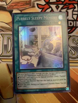 Purrely Sleepy Memory OP24-EN010 Super Rare Yugioh - Image 1