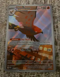 Pokemon TCG Perfect Order Talonflame 091 /088 Holo Illustration Rare Card - Image 1